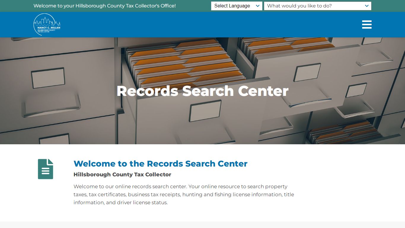 Records Search - Hillsborough County Tax Collector